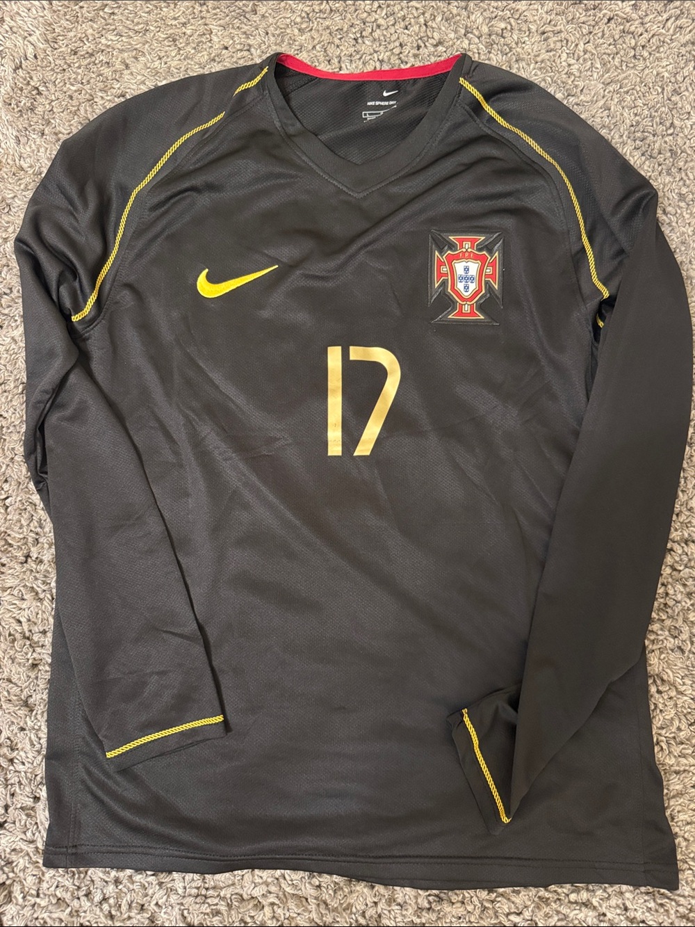 Ronaldo Portugal jersey worn once